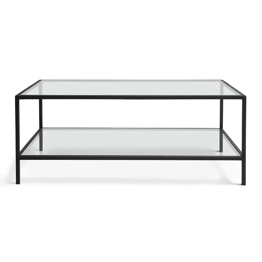 Foxcote Coffee Table - Black, Glass