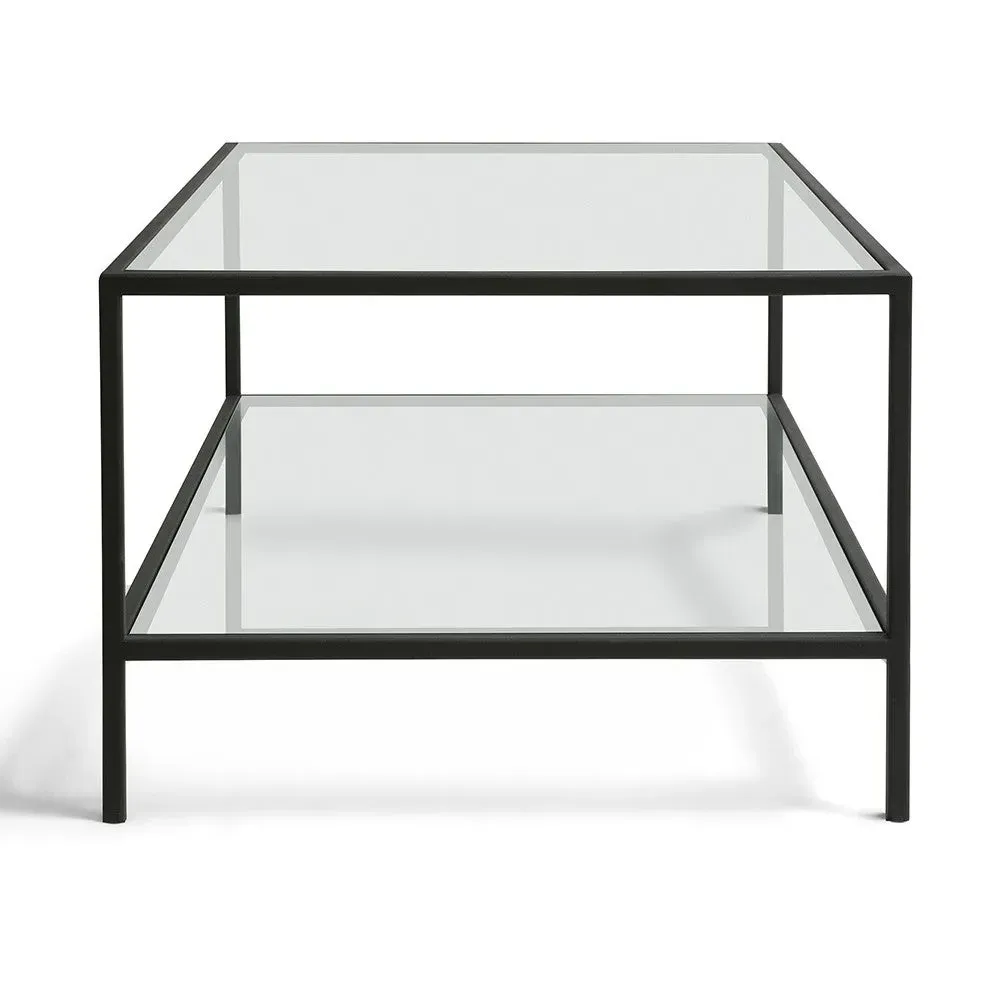 Foxcote Coffee Table - Black, Glass