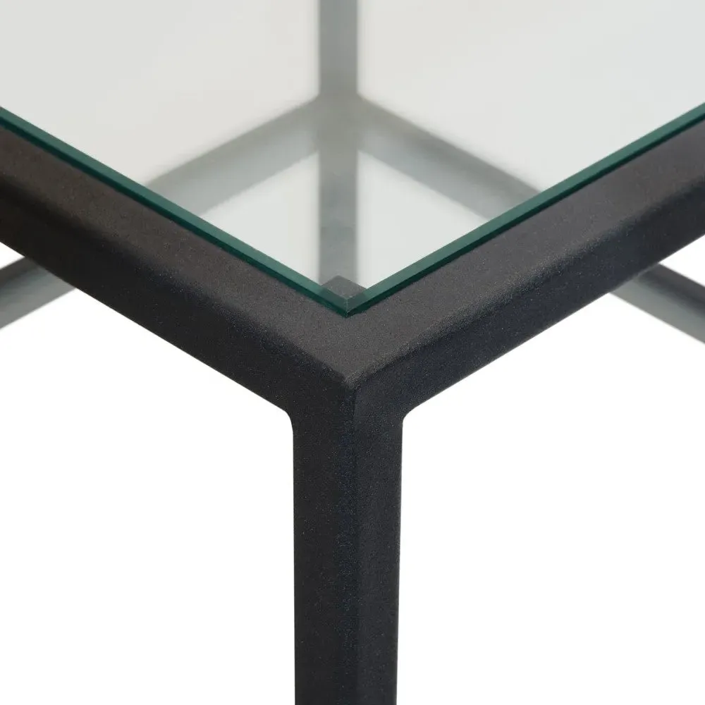 Foxcote Coffee Table - Black, Glass