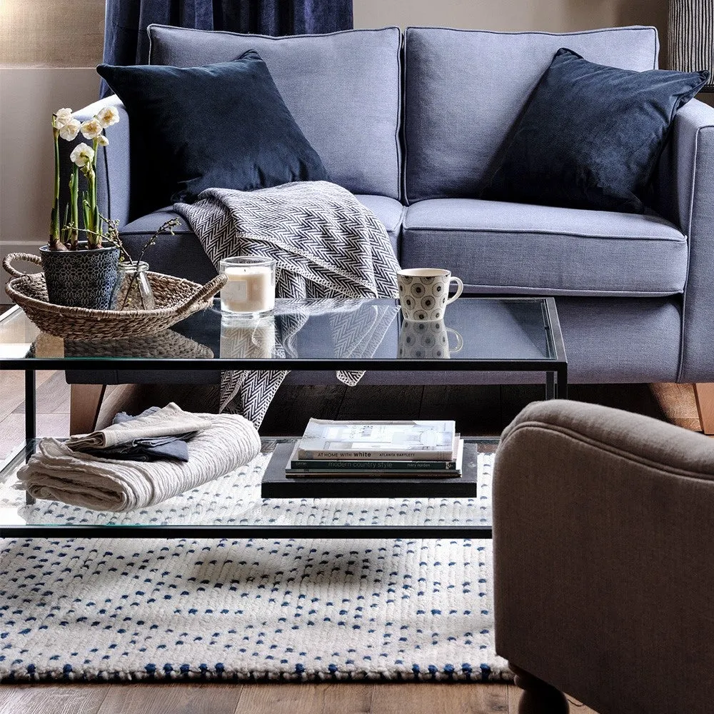 Foxcote Coffee Table - Black, Glass