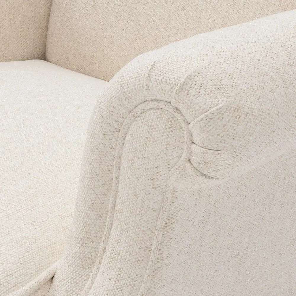 Winged Armchair - Natural, Rustic Weave