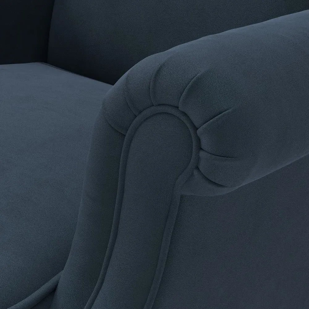 Winged Armchair - Night Sky, Matt Velvet
