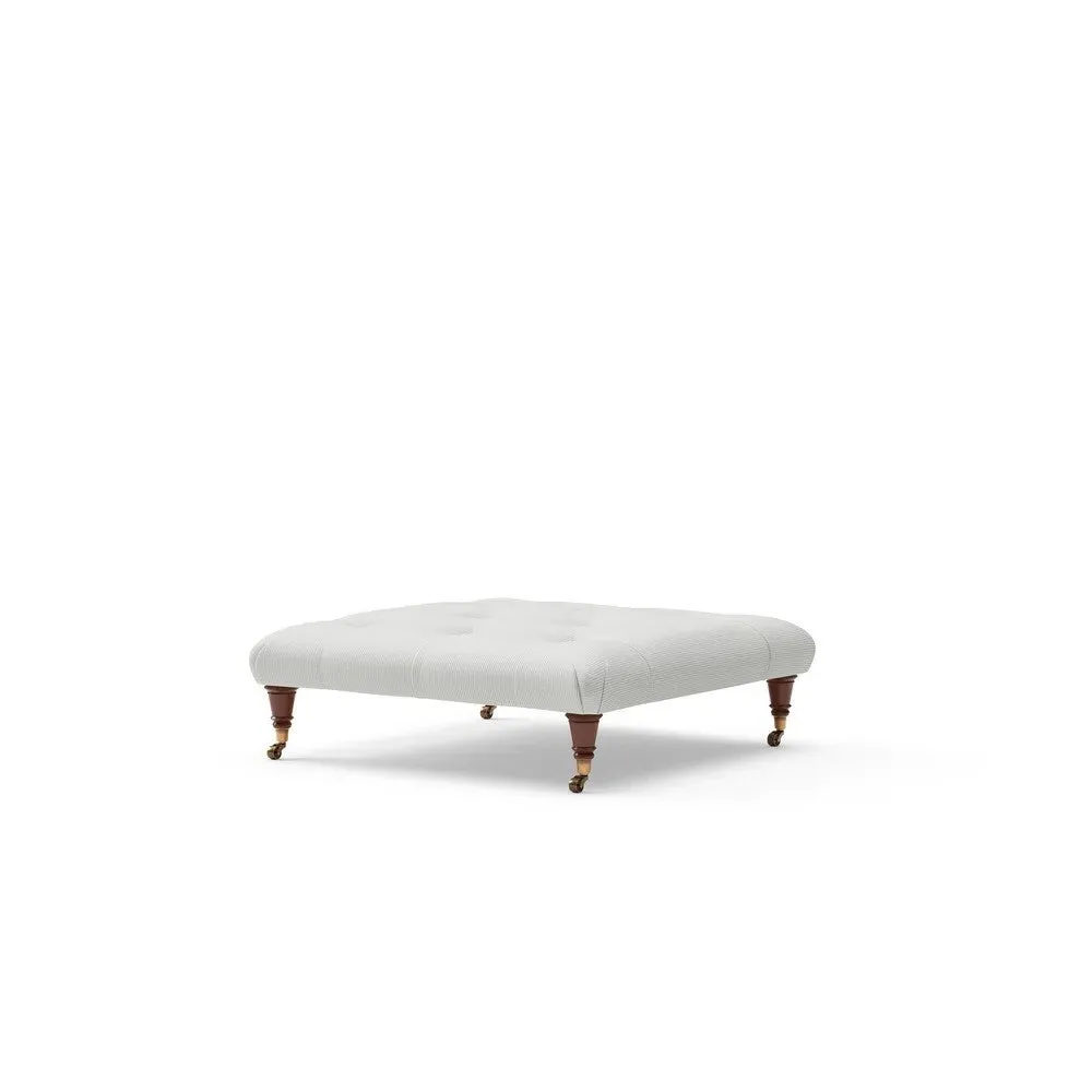 Amelia Foot Stool - Duck Egg, Broadway Stripe