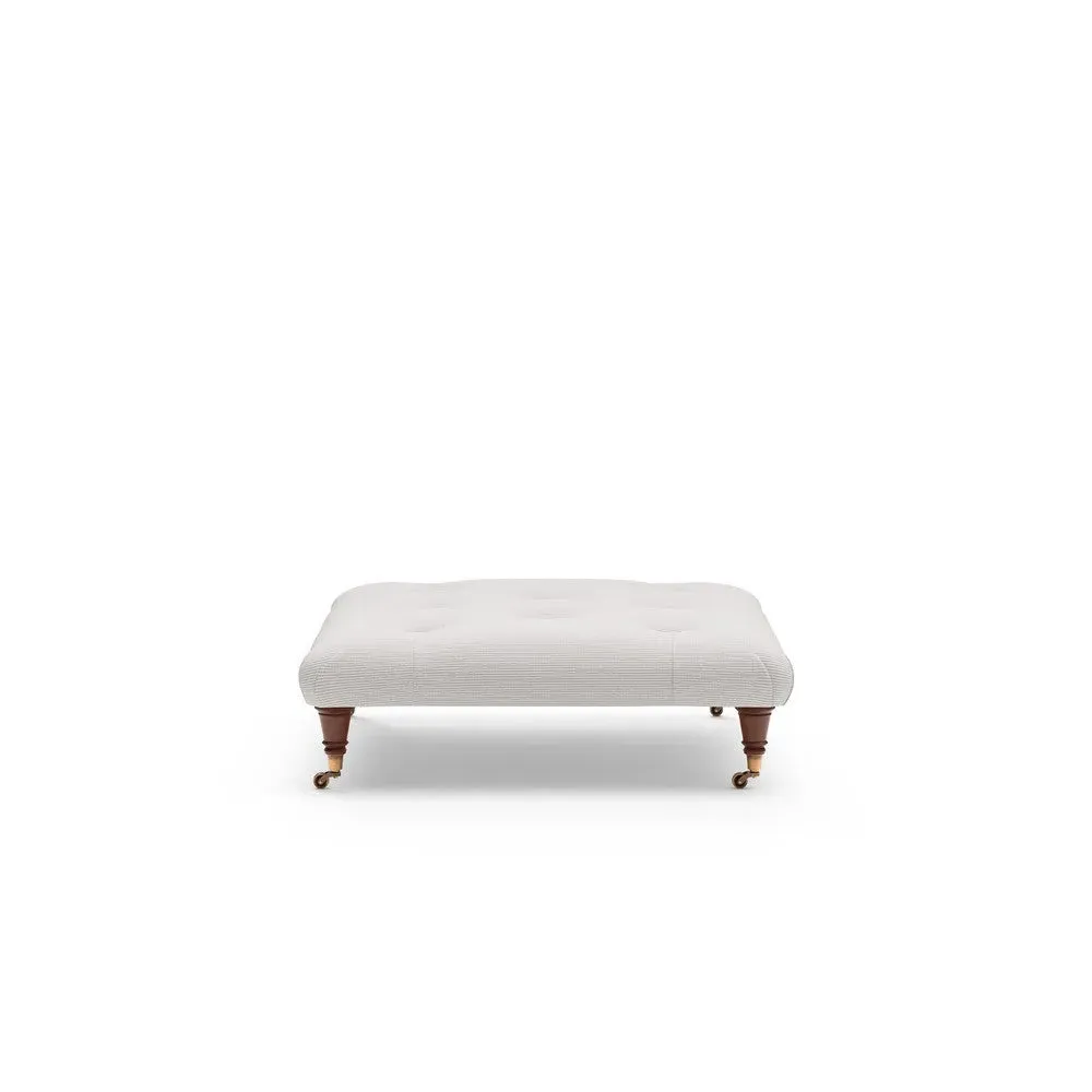 Amelia Foot Stool - Grey, Broadway Stripe