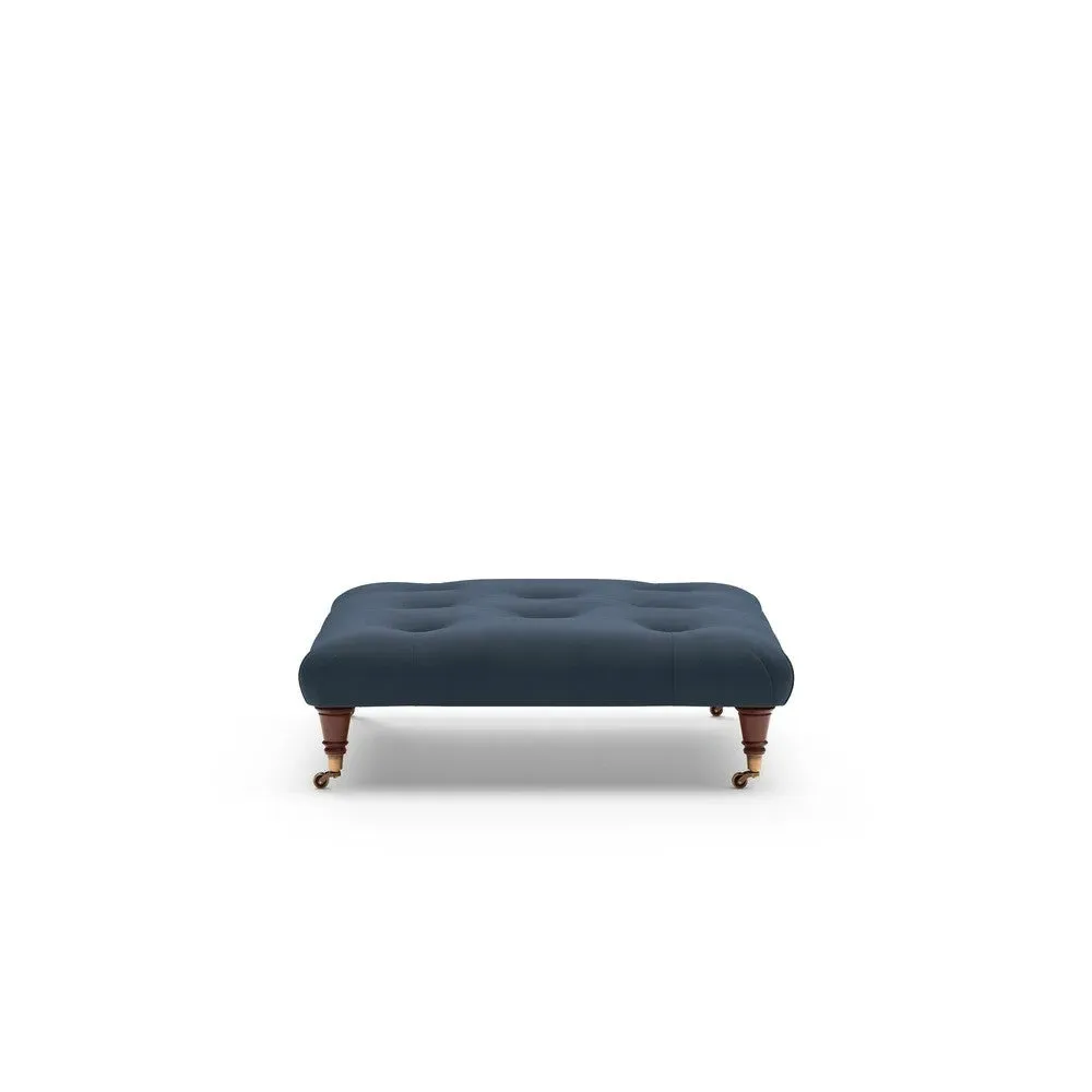 Amelia Foot Stool - Night Sky, Velvet