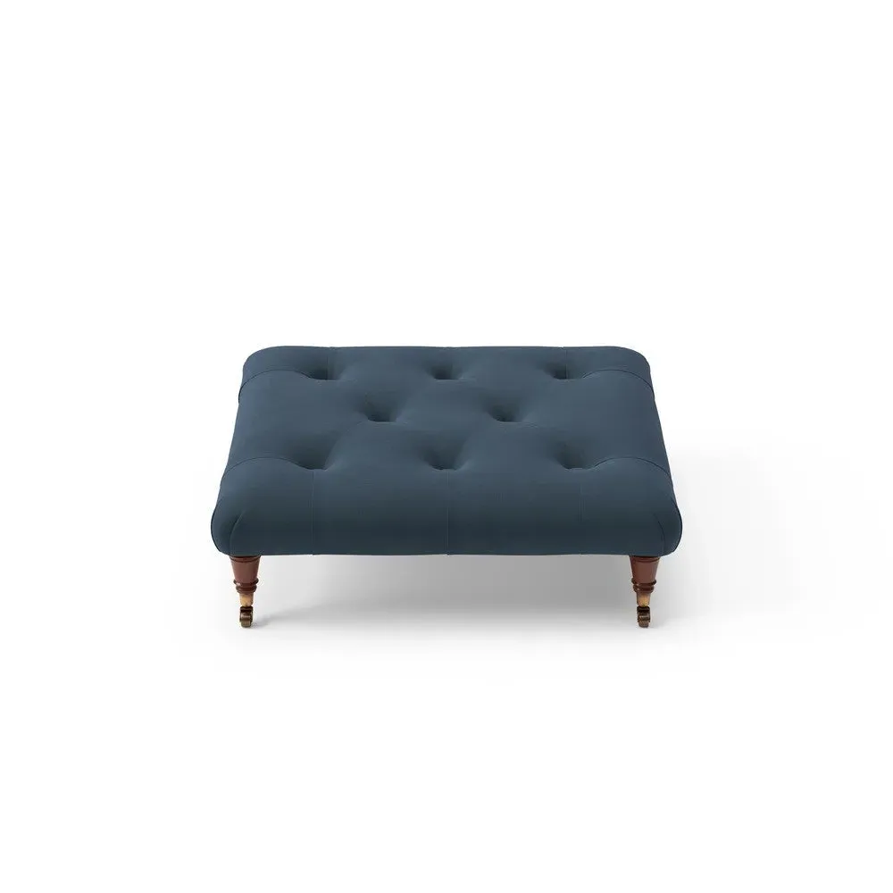 Amelia Foot Stool - Night Sky, Velvet