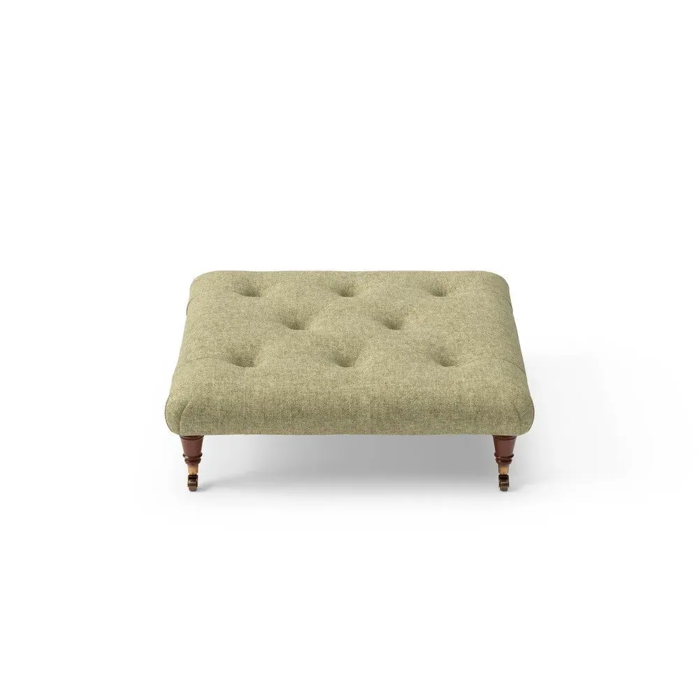 Amelia Foot Stool - Sage, Aquaclean Oxford