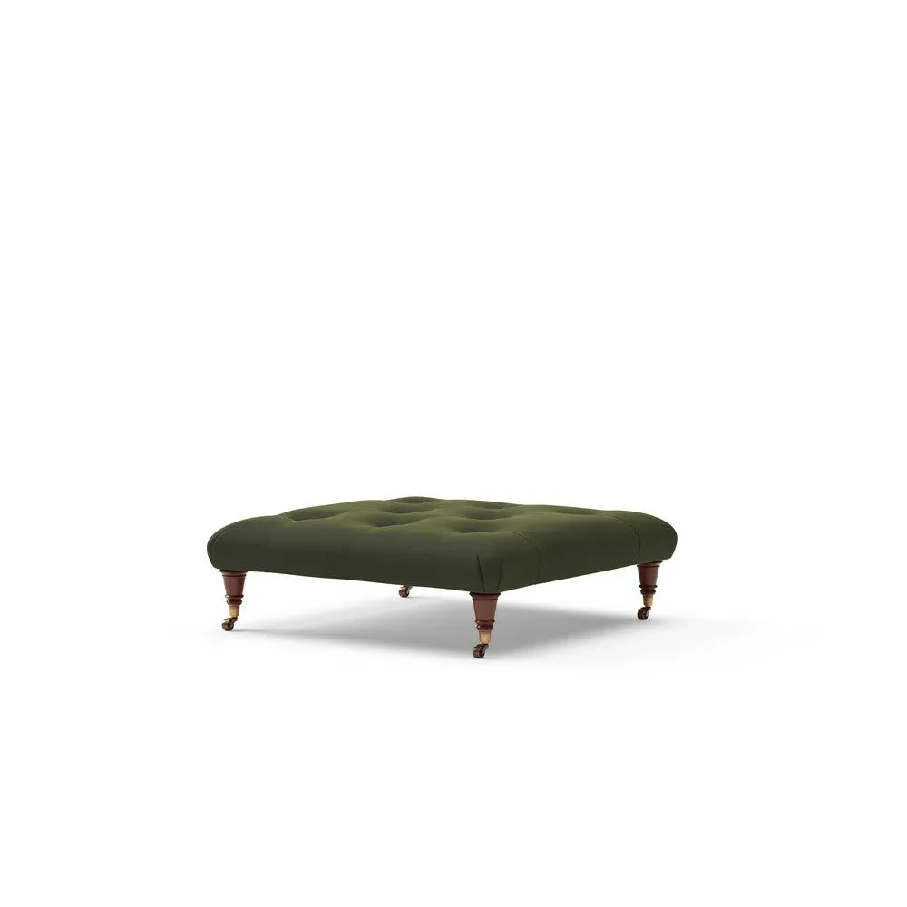 Foot Stool - Forest Green, Matt Velvet