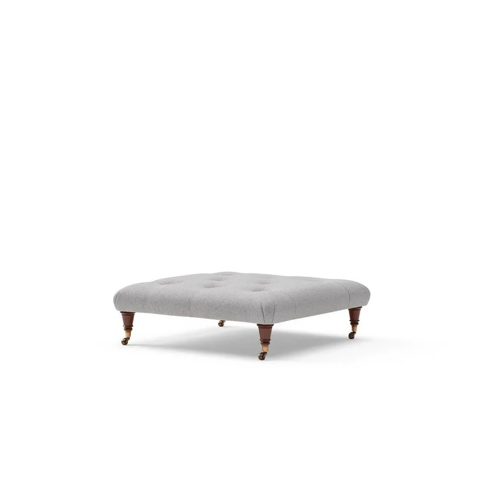 Foot Stool - Grey, Rustic Weave