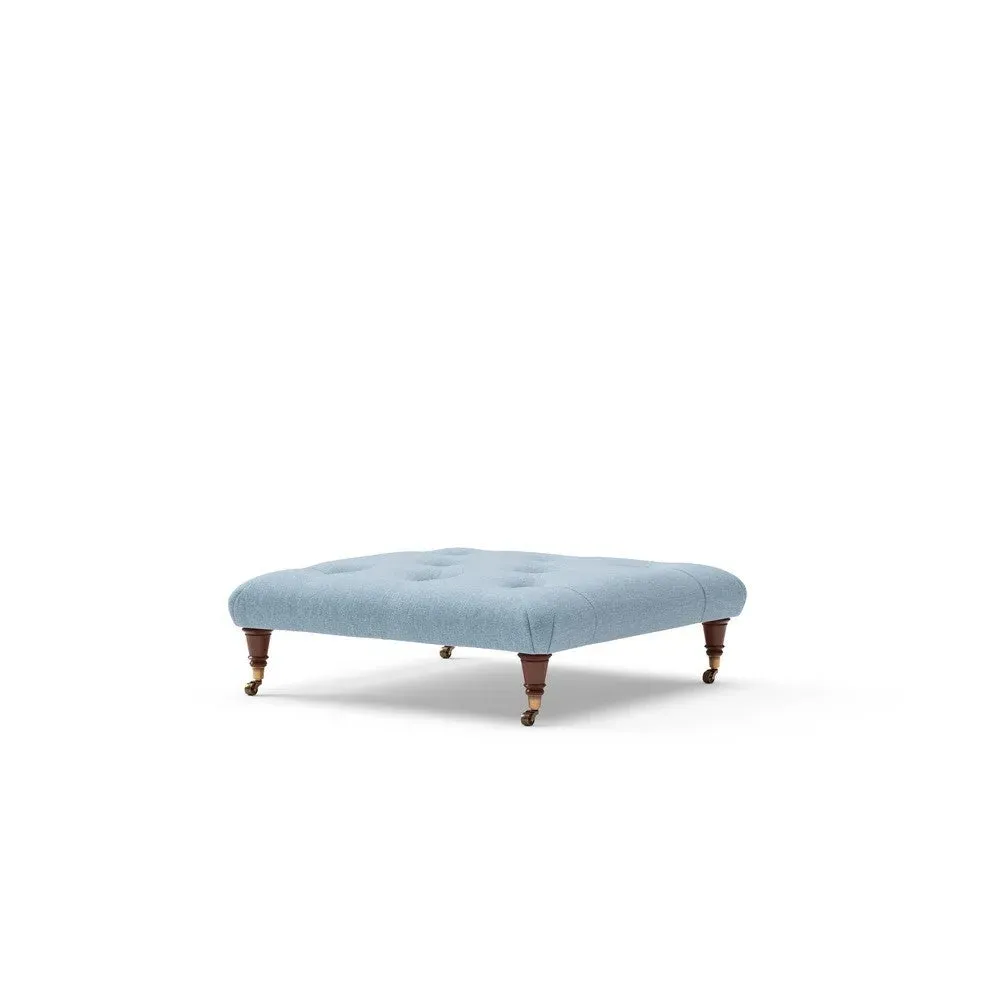 Foot Stool - Teal, Rustic Weave