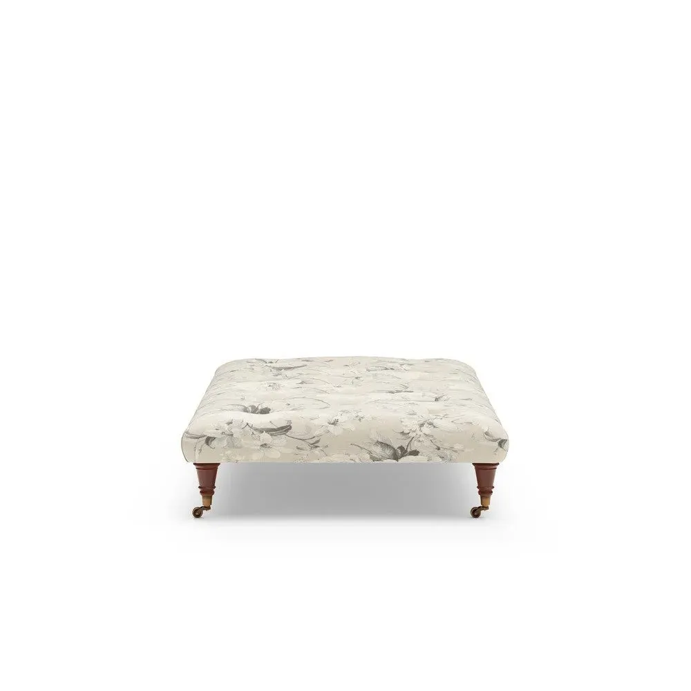 Amelia Large Foot Stool - Clay, Broadway Floral