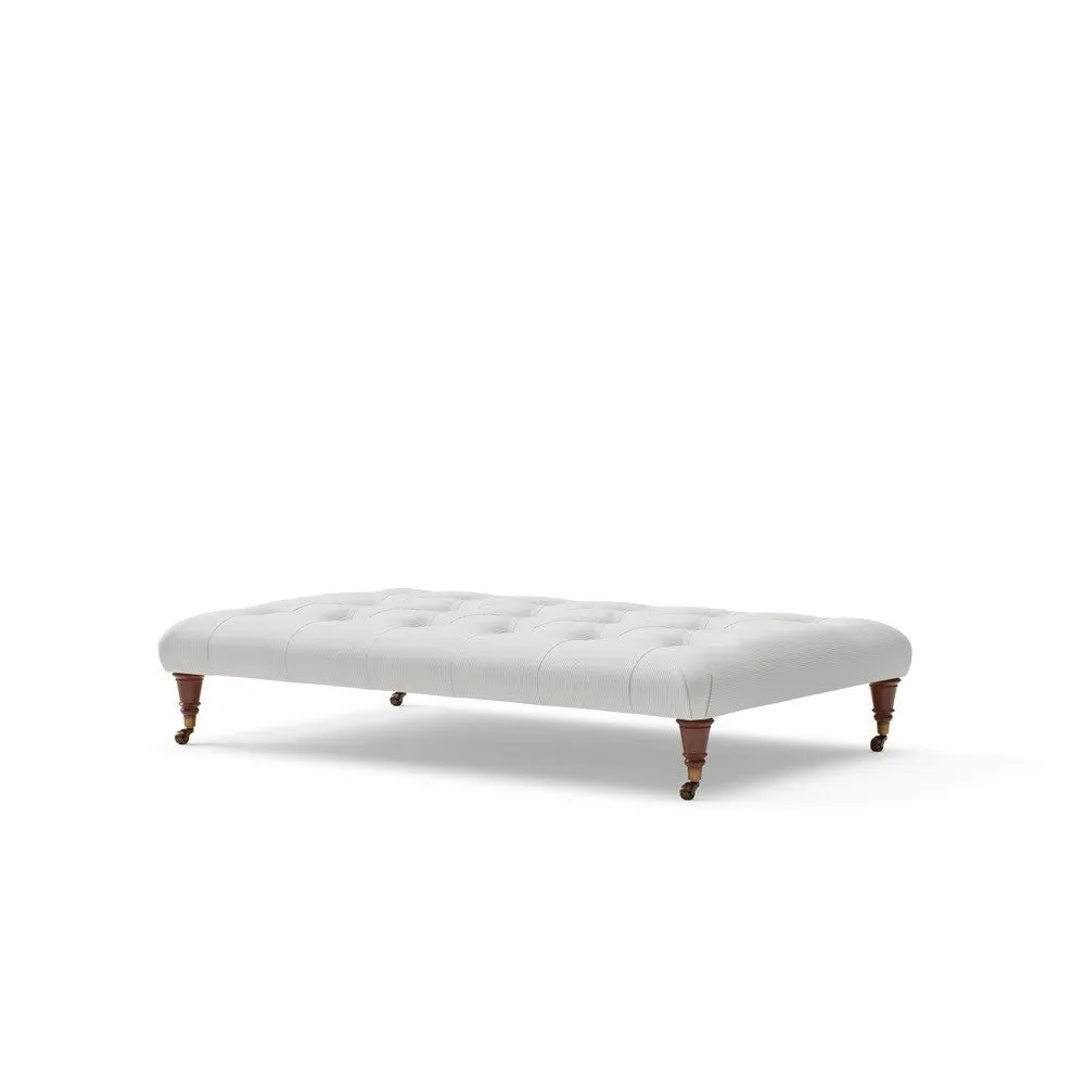 Foot Stool - Duck Egg, Broadway Stripe