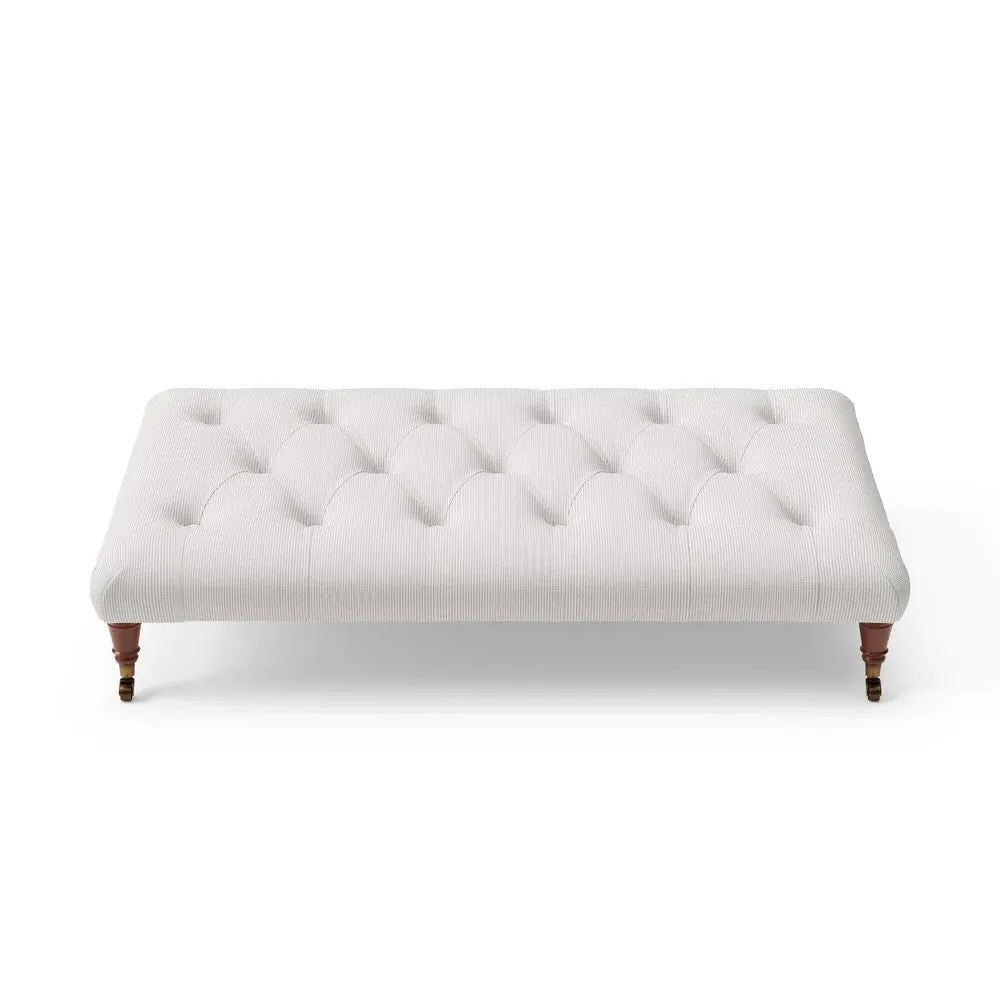 Foot Stool - Grey, Broadway Stripe