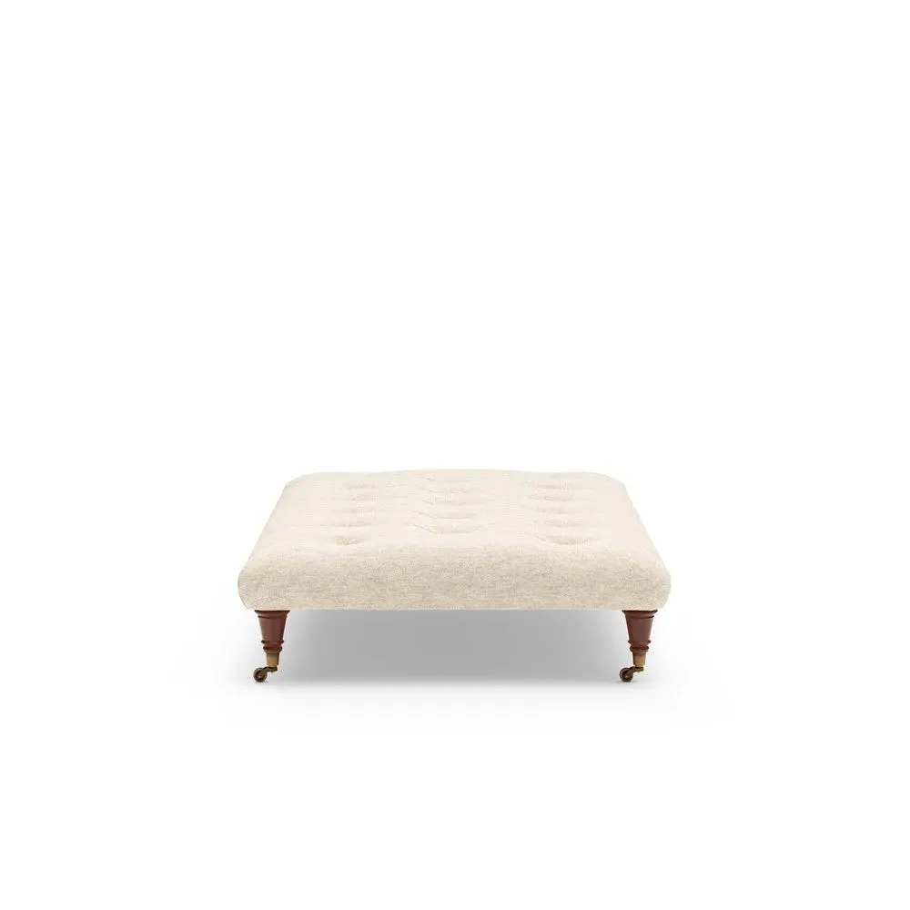 Foot Stool - Natural, Aquaclean Oxford