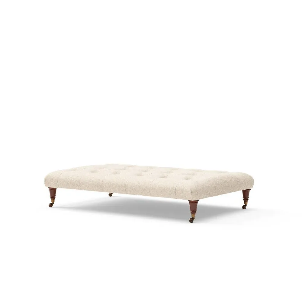 Foot Stool - Natural, Aquaclean Oxford