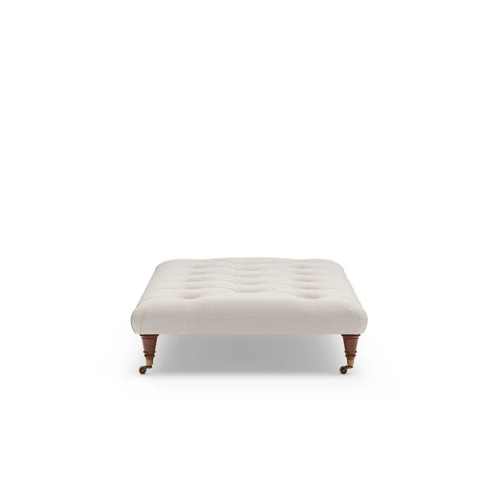 Foot Stool - Natural, Broadway Stripe