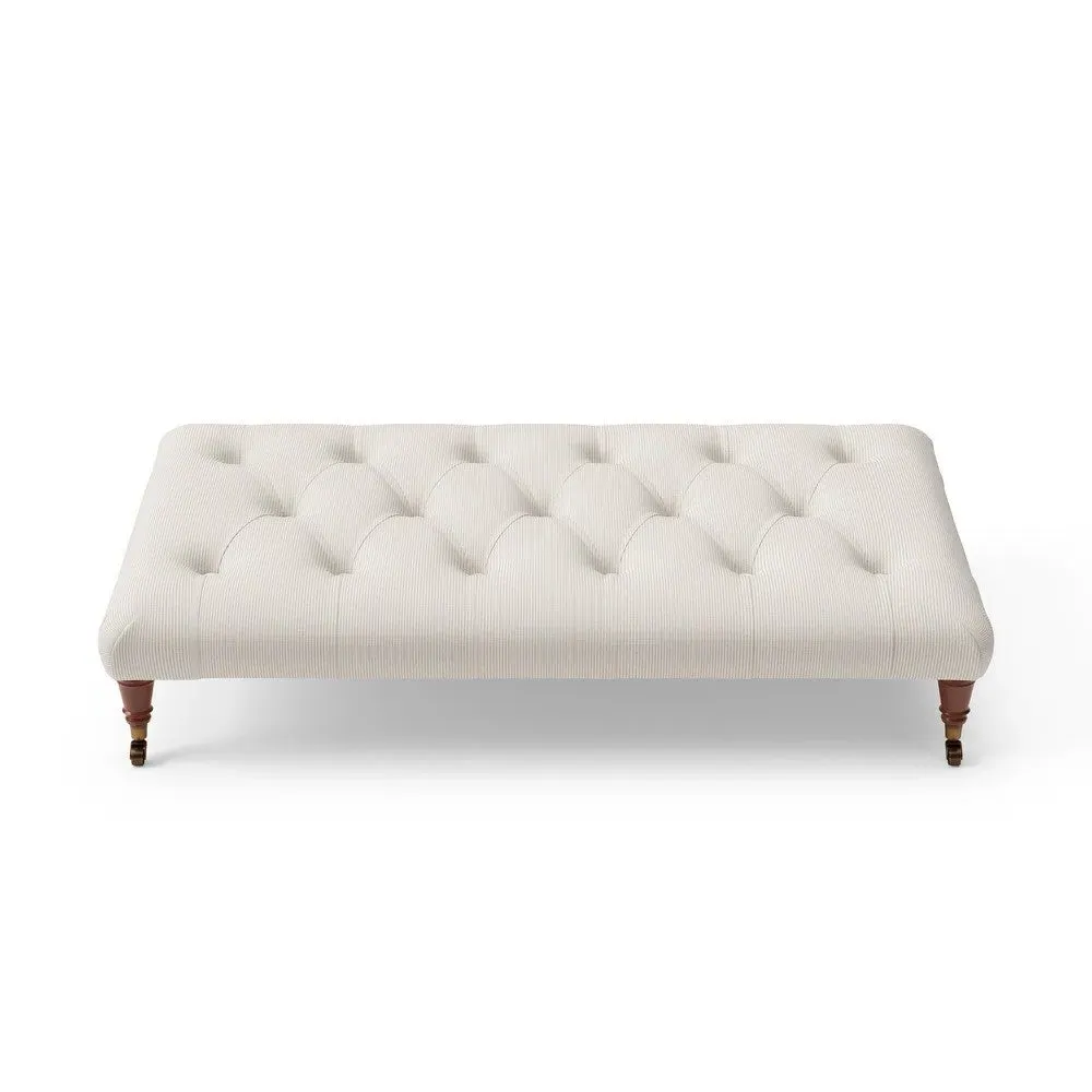 Foot Stool - Natural, Broadway Stripe