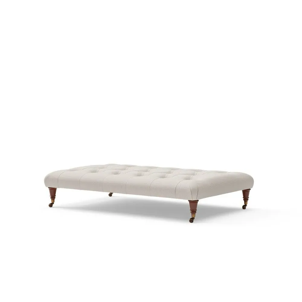 Foot Stool - Natural, Broadway Stripe