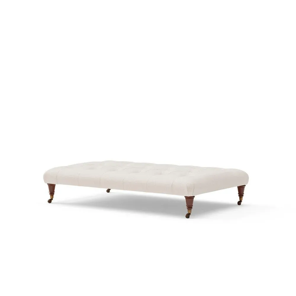 Foot Stool - Natural, Rustic Weave