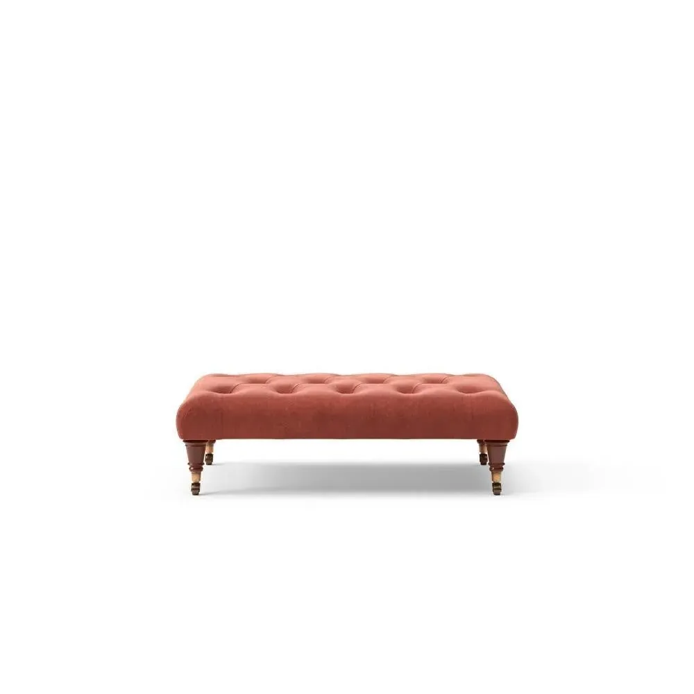 Foot Stool - Brick, Matt Velvet image