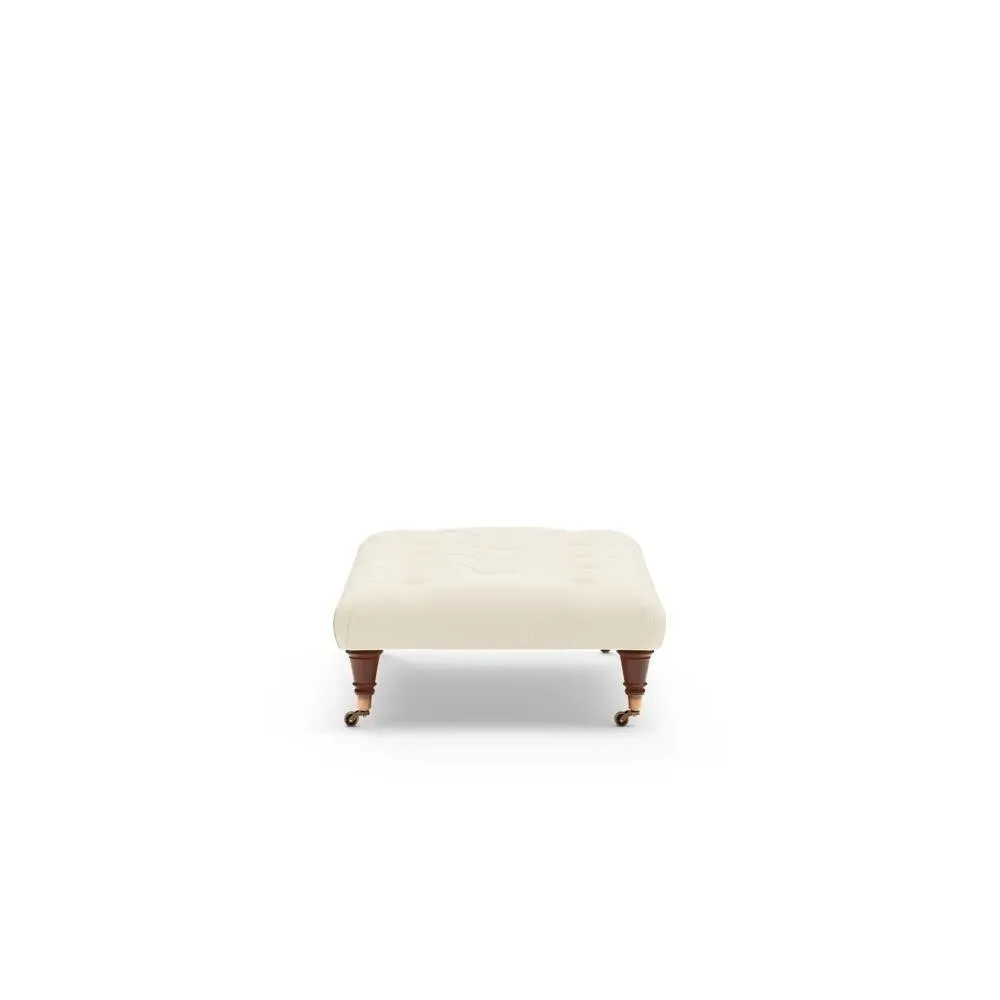Foot Stool - Cream, House Weave