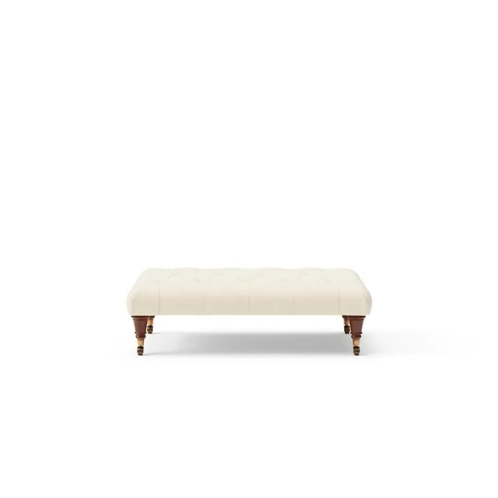 Foot Stool - Cream, House Weave image