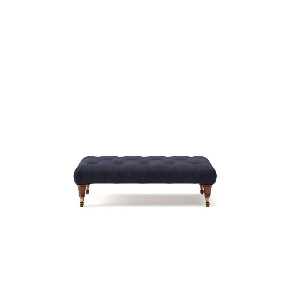 Foot Stool - Ink, Eco Chenille