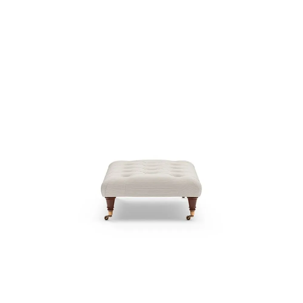 Foot Stool - Natural, Broadway Stripe