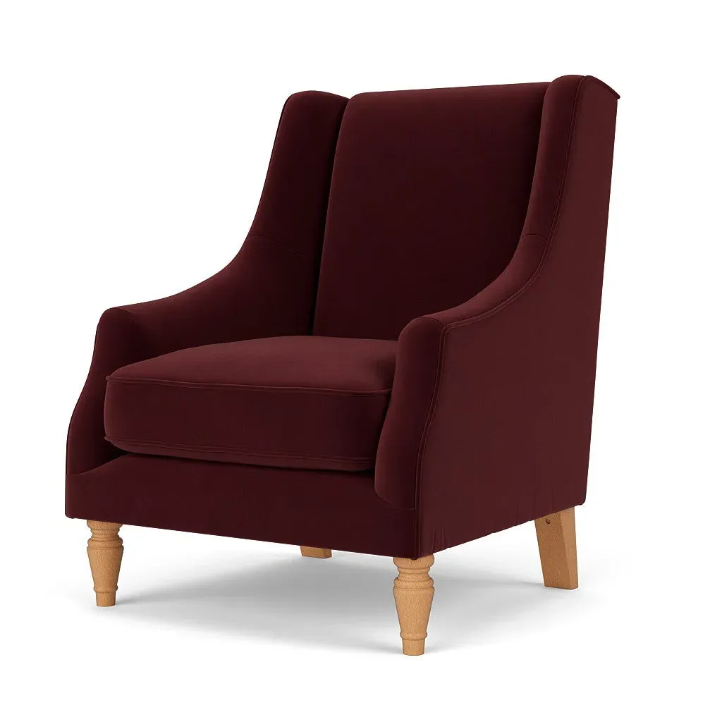 Armchair - Dark Rosehip, Matt Velvet