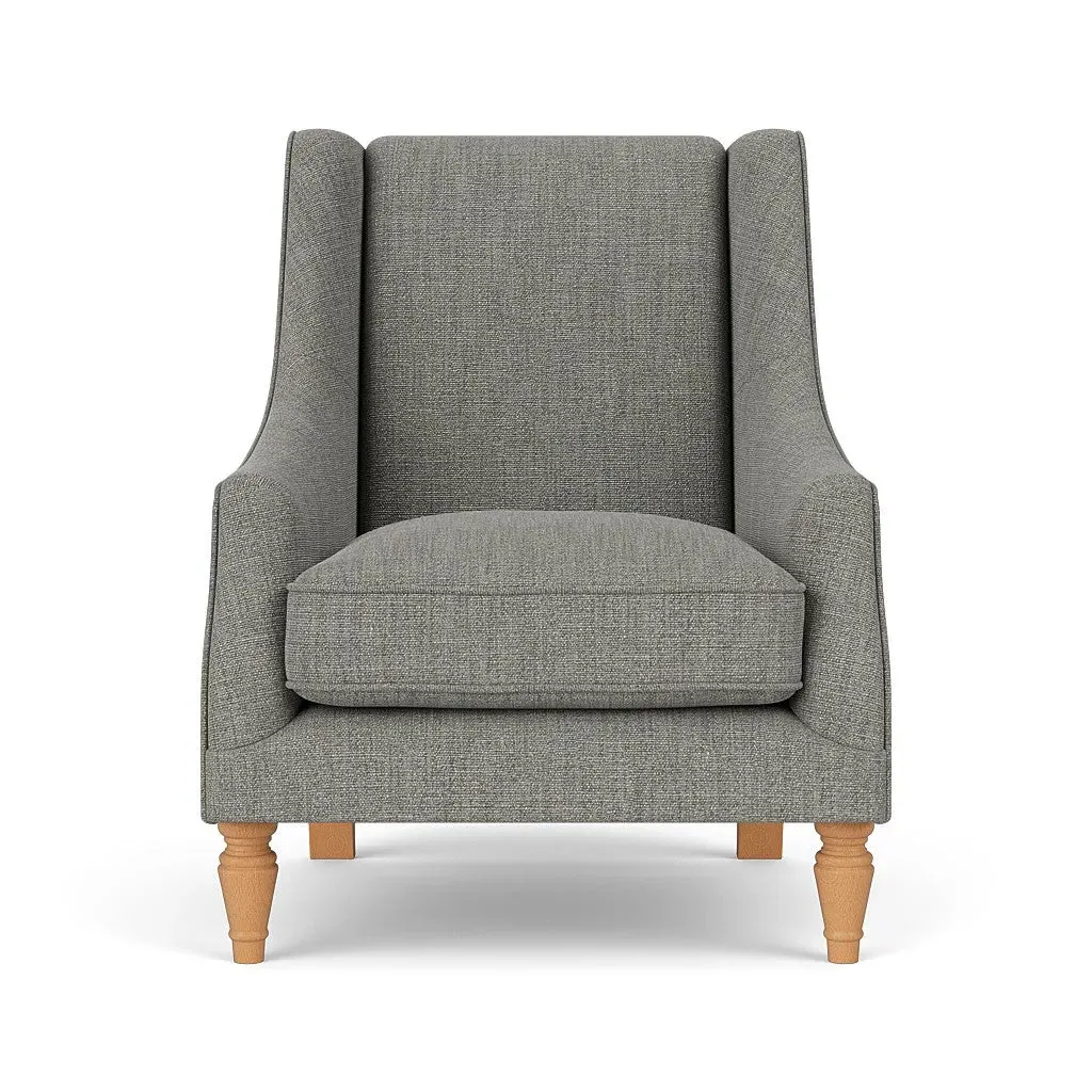 Armchair - Grey Marl, Rustic Weave image