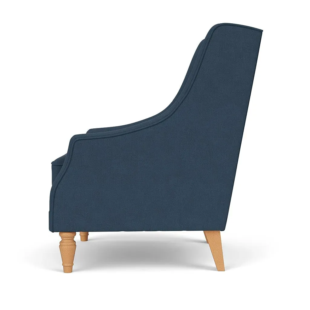 Armchair - Indigo, House Linen Mix