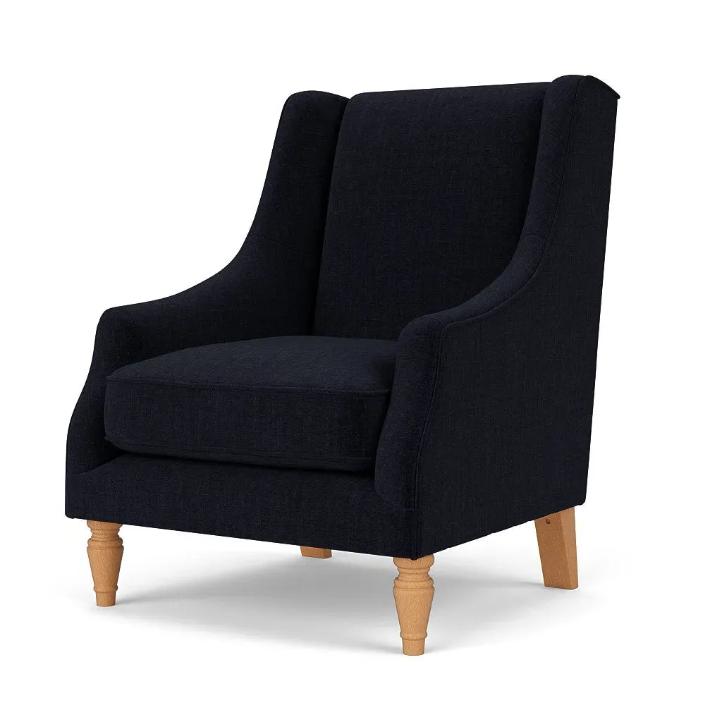 Armchair - Ink, Eco Chenille