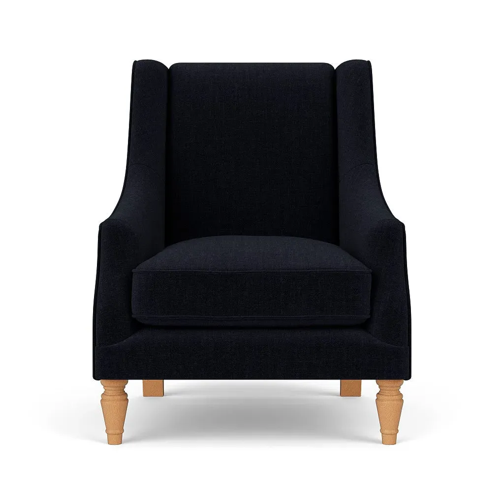 Armchair - Ink, Eco Chenille