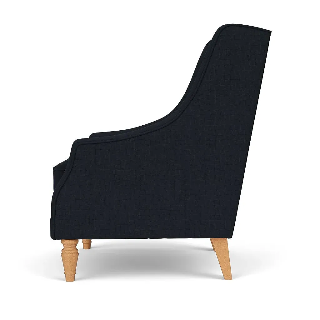 Armchair - Ink, House Linen Mix