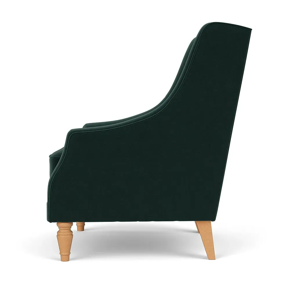 Armchair - Lake, Matt Velvet