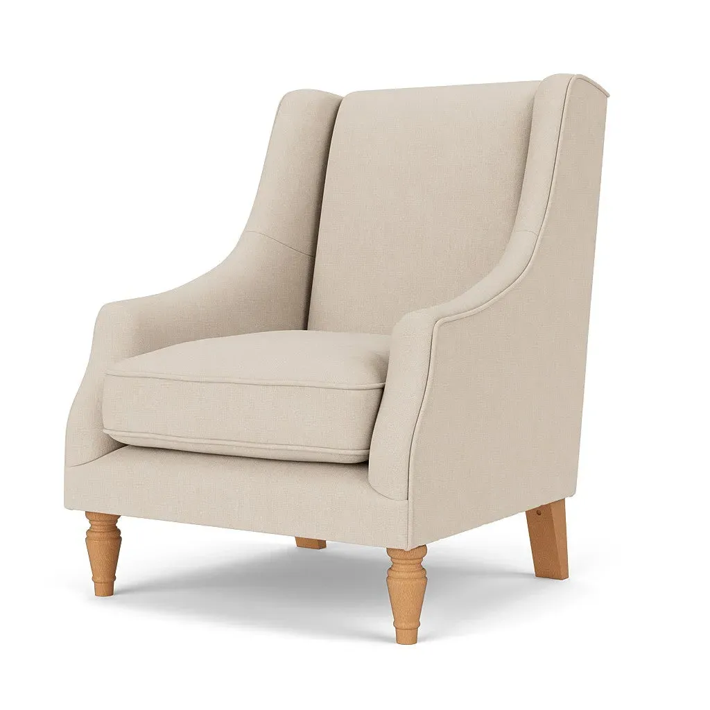 Armchair - Lily White, House Linen Mix