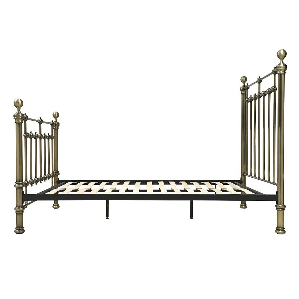 Arlington Super King Bed Frame - Black, Stainless Steel