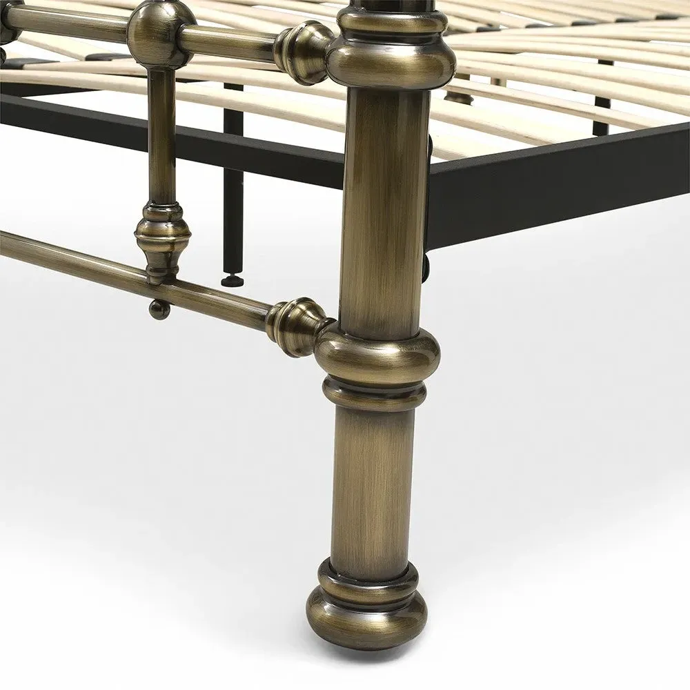 Arlington Super King Bed Frame - Black, Stainless Steel