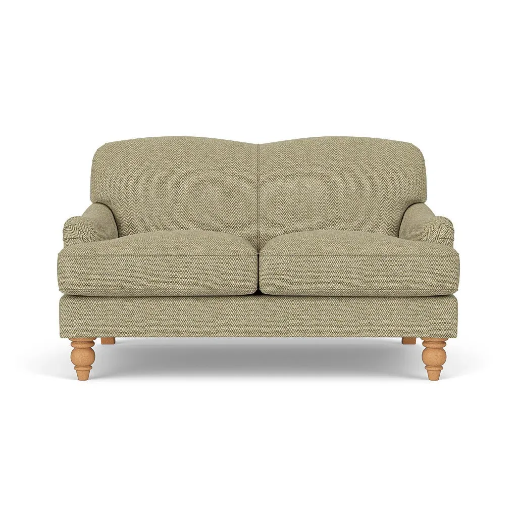 2-Seater Sofa - Apple, Herringbone Weave