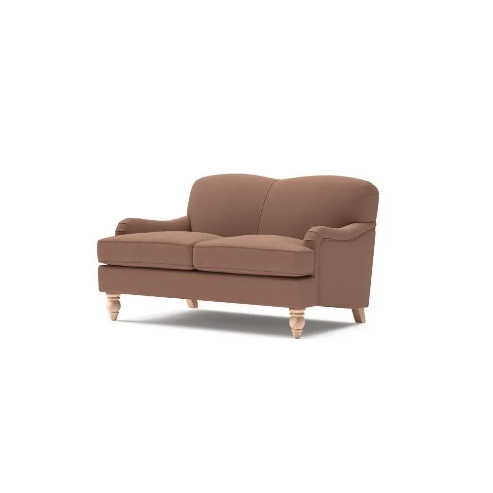 2-Seater Sofa - Dusky Blush, House Linen Mix