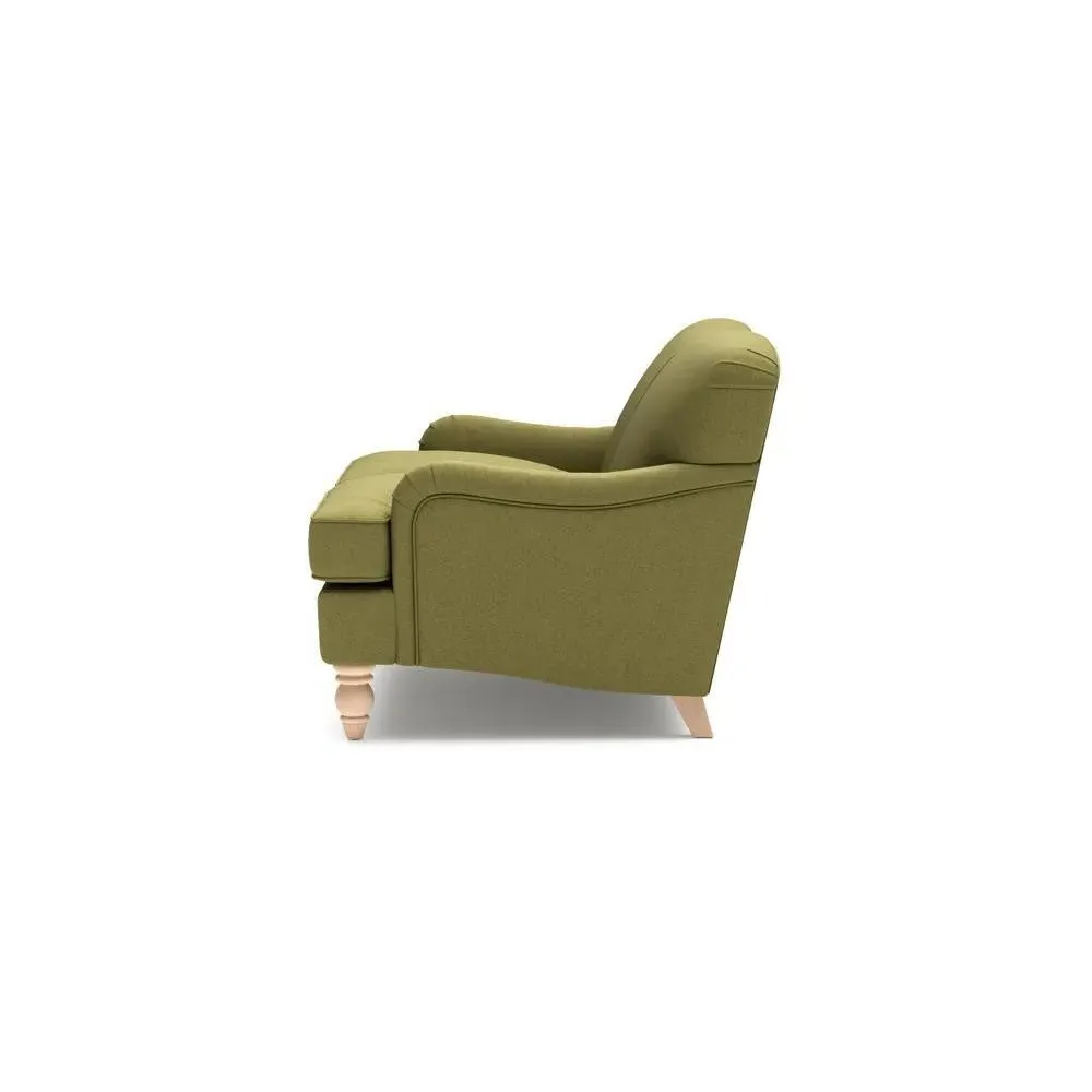 2-Seater Sofa - Green, House Linen Mix