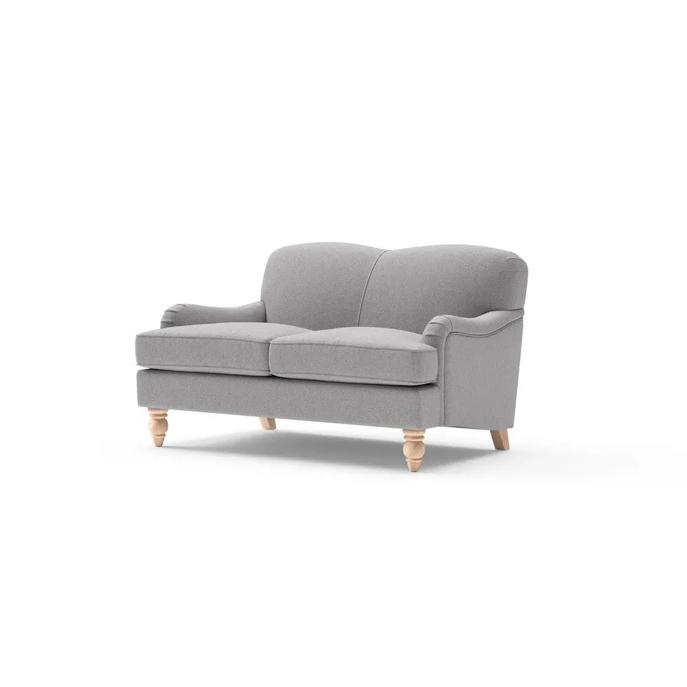 2-Seater Sofa - Grey Marl, Rustic Weave
