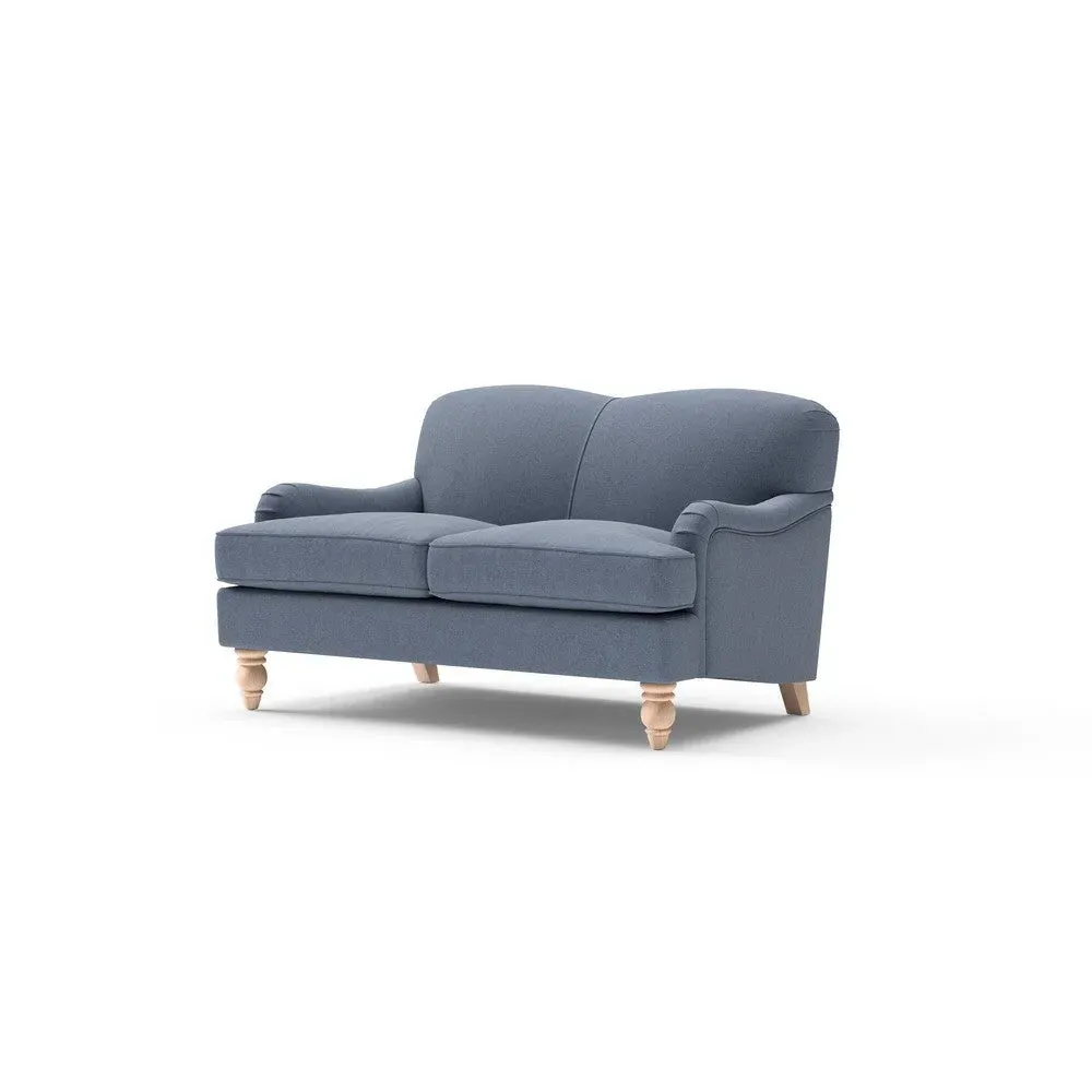 2-Seater Sofa - Indigo, House Linen Mix