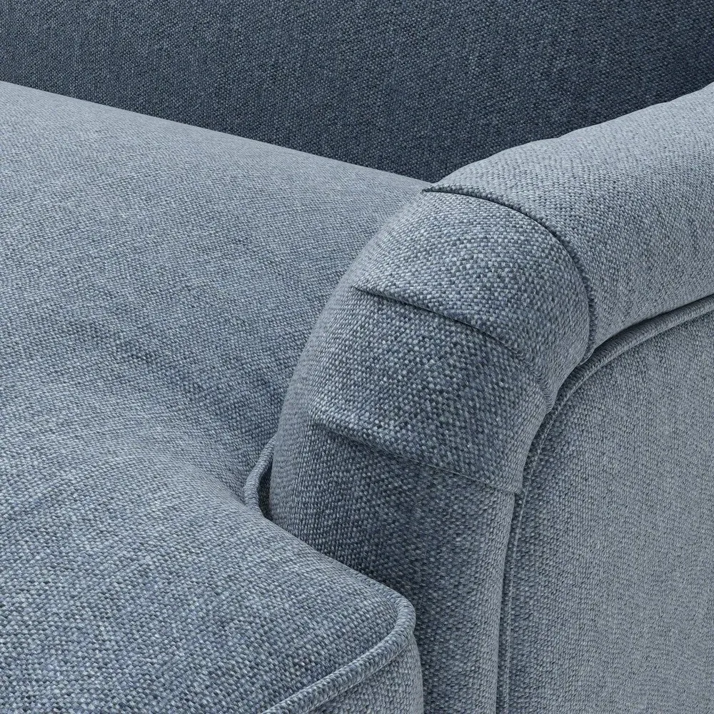 2-Seater Sofa - Indigo, Rustic Weave