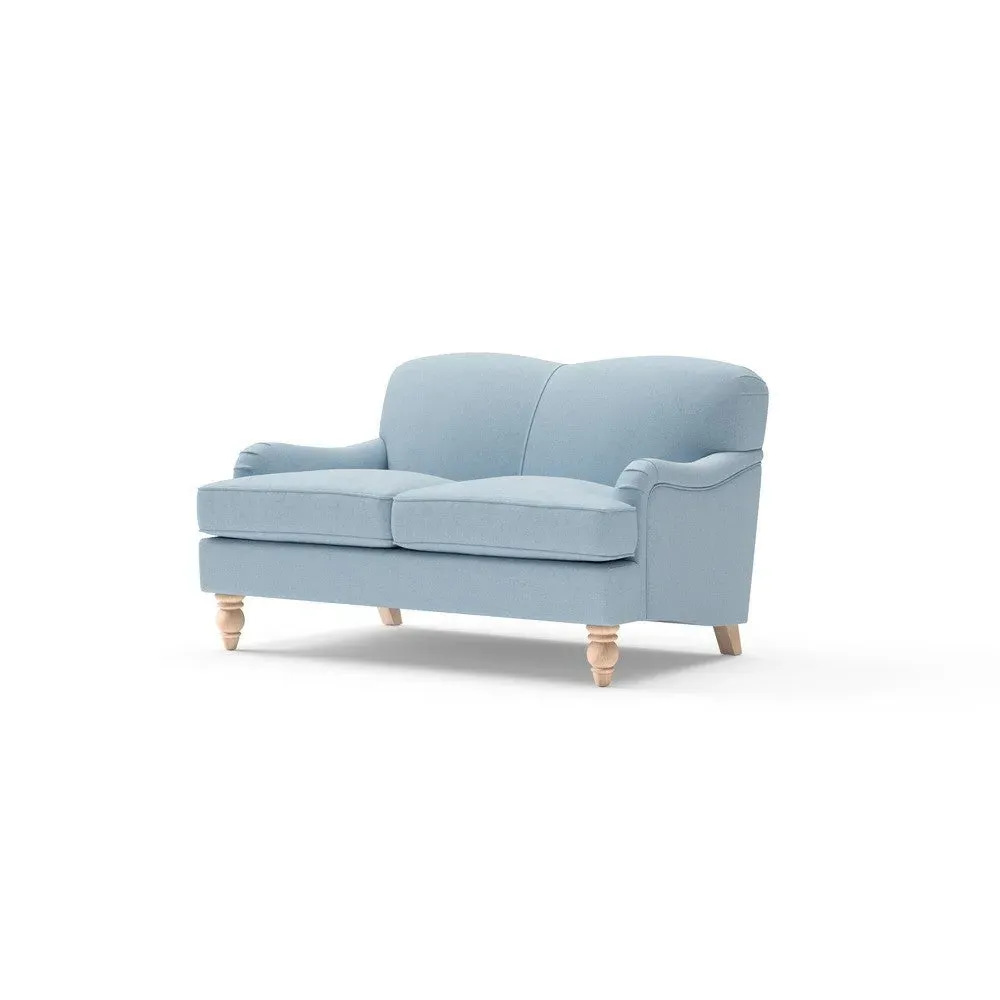 2-Seater Sofa - Sky Blue, House Linen Mix