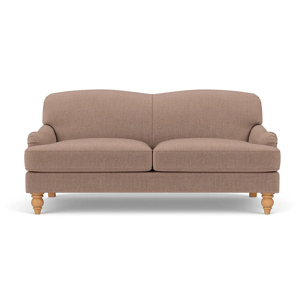 The Cotswold Company Ashbee 3-Seater Sofa - Dusky Rose, Eco Chenille, image 2