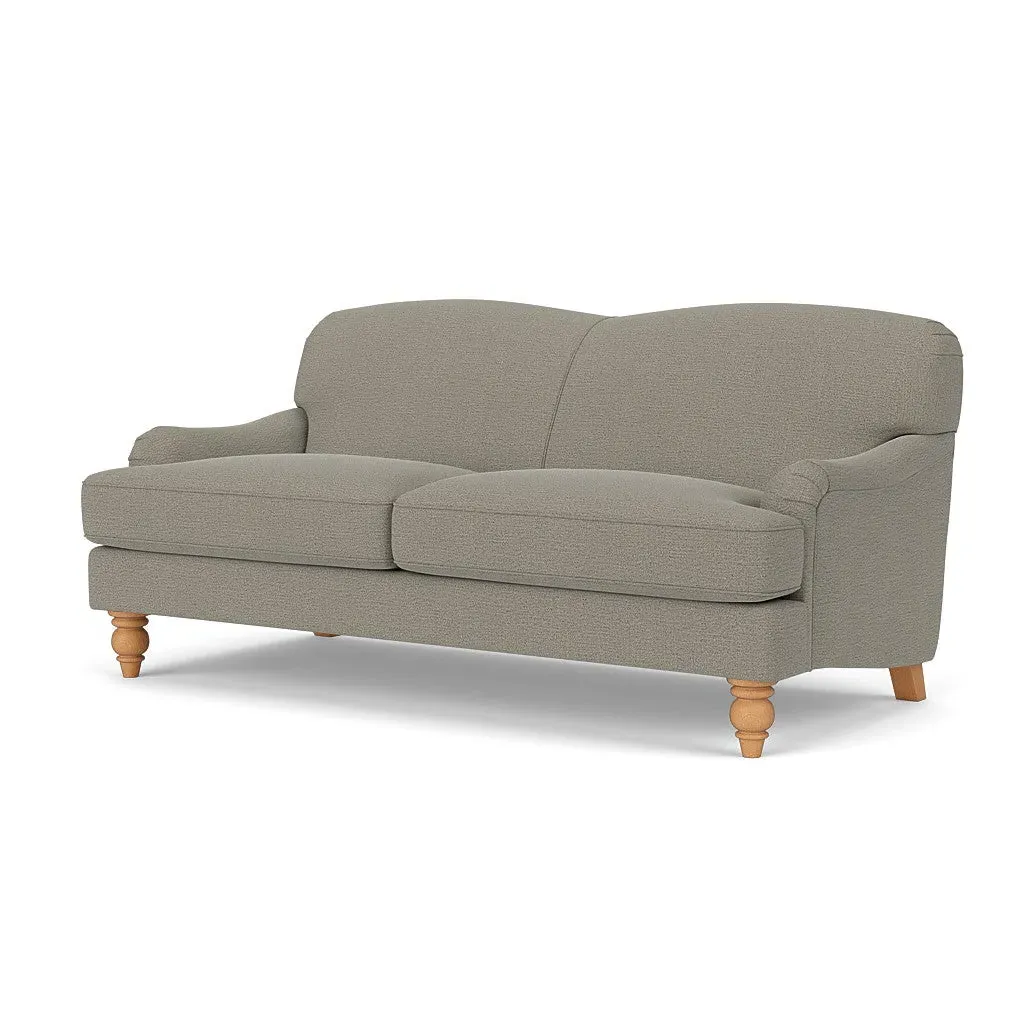 3-Seater Sofa - Flax, Rustic Weave