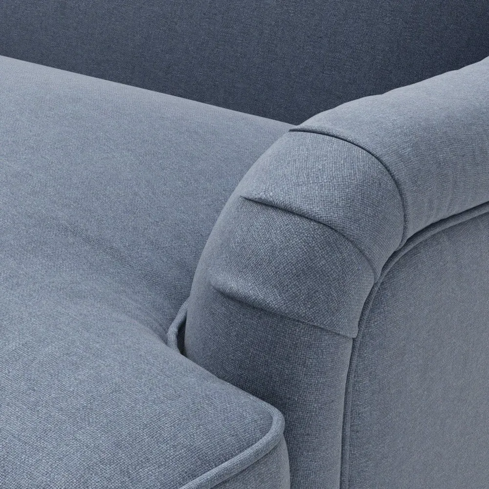 3-Seater Sofa - Indigo, House Linen Mix