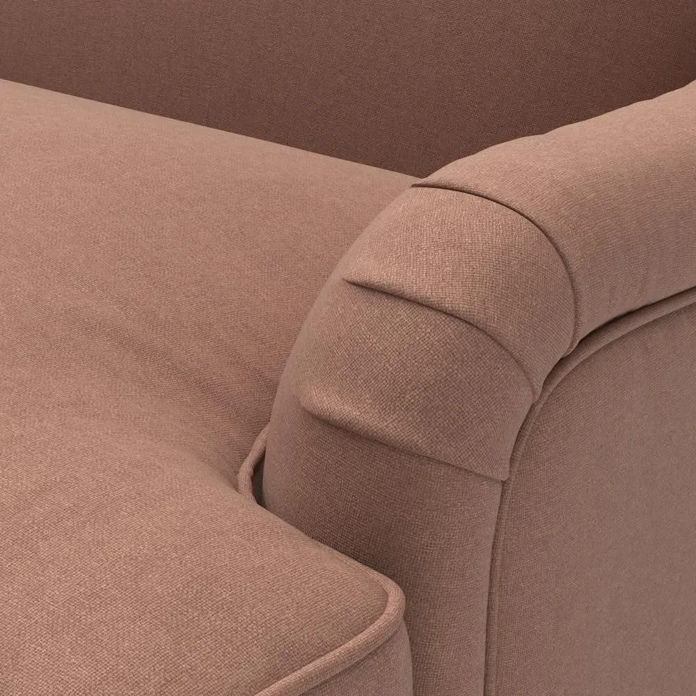 3-Seater Sofa - Pink, House Linen Mix