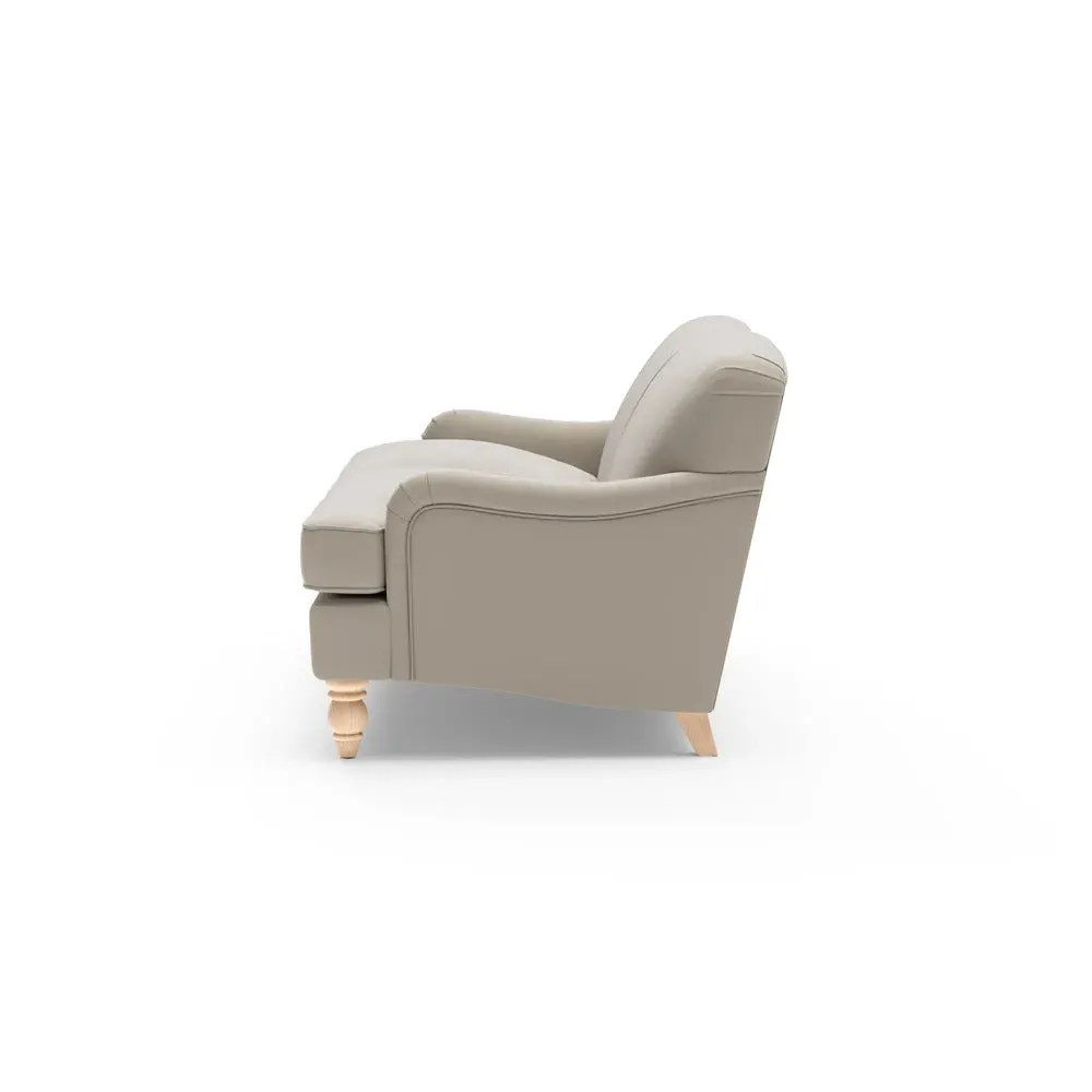 3-Seater Sofa - Weathered Pebble, Matt Velvet